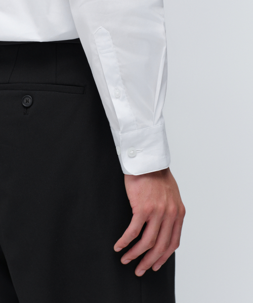 MUSINSA STANDARD（ムシンサスタンダード）の「ベーシックドレスシャツ[ホワイト]（ビジネスシャツ・メンズ・その他・LARGE/X-LARGE/XX-LARGE/SMALL/MEDIUM）」の5枚目の写真