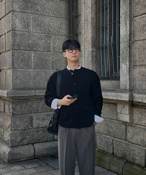 MUSINSA STANDARD（ムシンサスタンダード）の「ベーシックドレスシャツ[ホワイト]（ビジネスシャツ・メンズ・その他・LARGE/X-LARGE/XX-LARGE/SMALL/MEDIUM）」の15枚目の写真