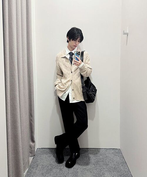 MUSINSA STANDARD（ムシンサスタンダード）の「ベーシックドレスシャツ[ホワイト]（ビジネスシャツ・メンズ・その他・LARGE/X-LARGE/XX-LARGE/SMALL/MEDIUM）」の21枚目の写真