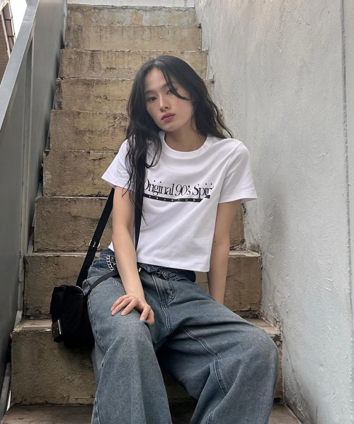 1993STUDIO(1993スタジオ)の「オリジナル90SレギュラーTシャツ_ホワイト(Tシャツ/カットソー・レディース・その他・FREE)」の1枚目の写真