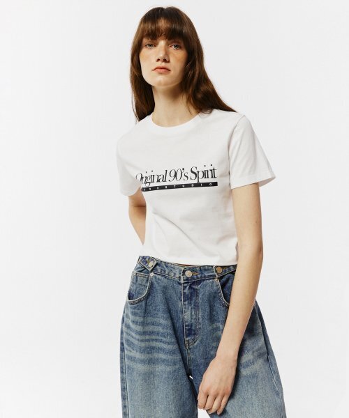 1993STUDIO(1993スタジオ)の「オリジナル90SレギュラーTシャツ_ホワイト(Tシャツ/カットソー・レディース・その他・FREE)」の4枚目の写真