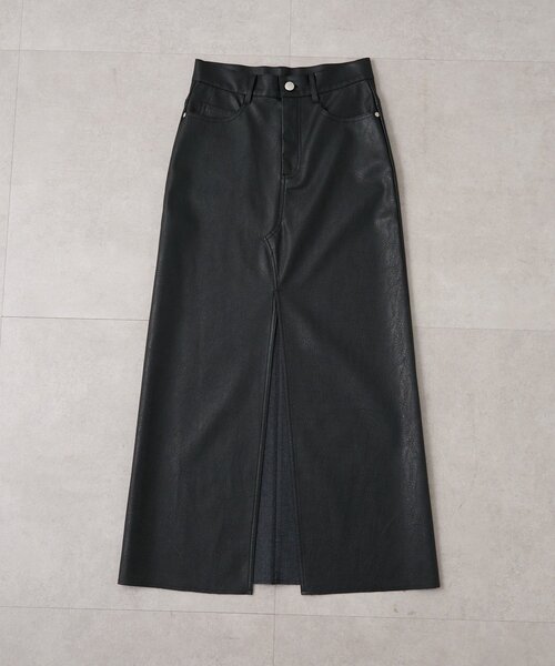 mline（エムライン）の「[mline]レザースリット スカート（スカート・レディース・ブラウン/ブラック・1/2）」の15枚目の写真