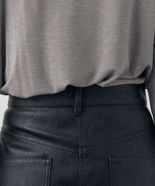 mline（エムライン）の「[mline]レザースリット スカート（スカート・レディース・ブラウン/ブラック・1/2）」の19枚目の写真