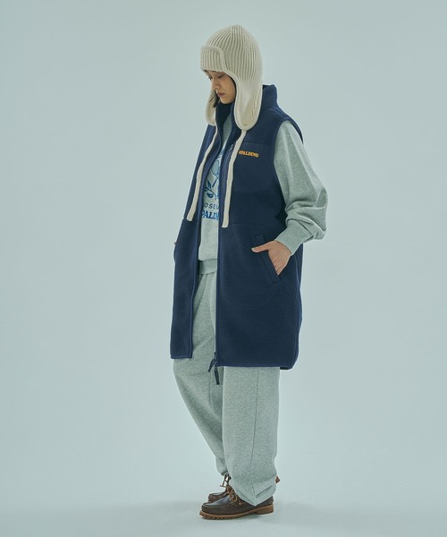 ROSE BUD(ローズバッド)の「ROSEBUD FLIGHT KNIT CAP(ニットキャップ/ビーニー・レディース・ブラック/オフホワイト/バーガンディー・ONE SIZE)」の21枚目の写真