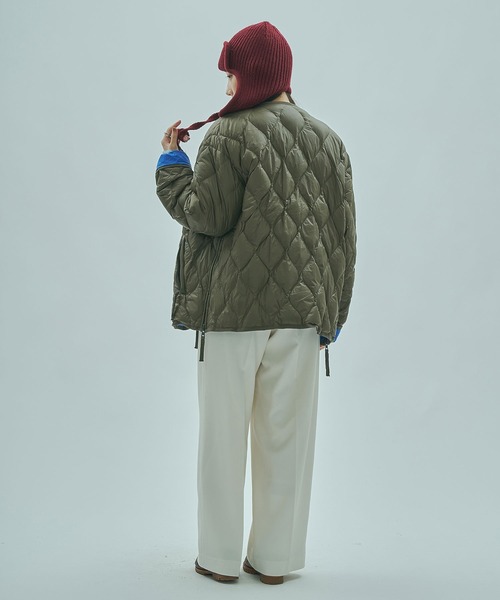 ROSE BUD(ローズバッド)の「ROSEBUD FLIGHT KNIT CAP(ニットキャップ/ビーニー・レディース・ブラック/オフホワイト/バーガンディー・ONE SIZE)」の18枚目の写真