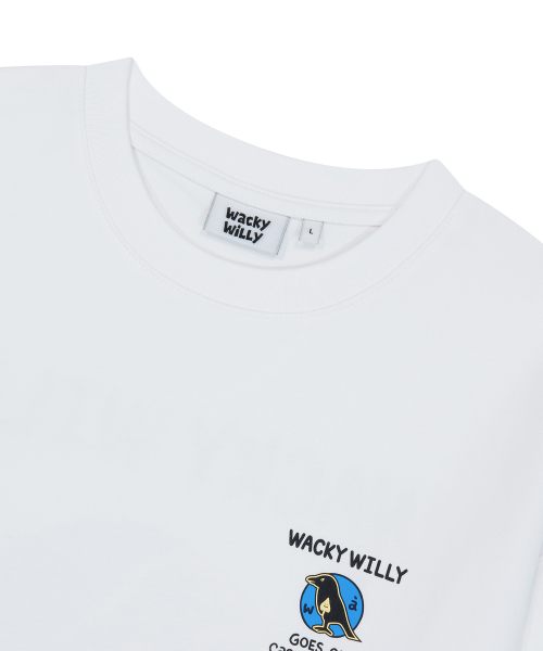 Wacky WiLLy(ワッキーウィリー)の「バードグラフィックロングスリーブTシャツホワイト(Tシャツ/カットソー・レディース・その他・LARGE/X-LARGE/SMALL/MEDIUM)」の4枚目の写真