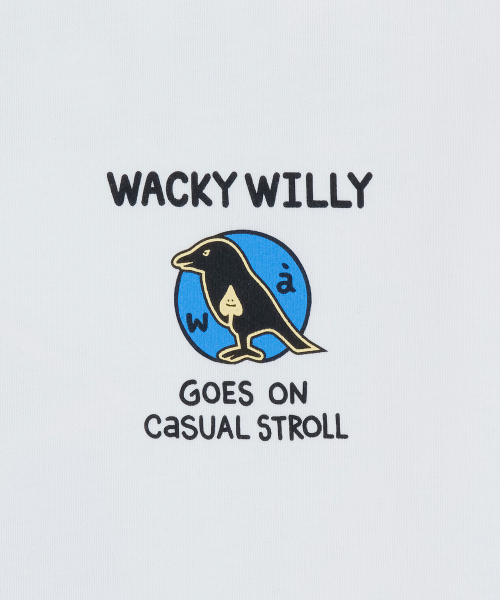 Wacky WiLLy(ワッキーウィリー)の「バードグラフィックロングスリーブTシャツホワイト(Tシャツ/カットソー・レディース・その他・LARGE/X-LARGE/SMALL/MEDIUM)」の5枚目の写真