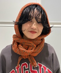 ミックスニットマフラービーニー