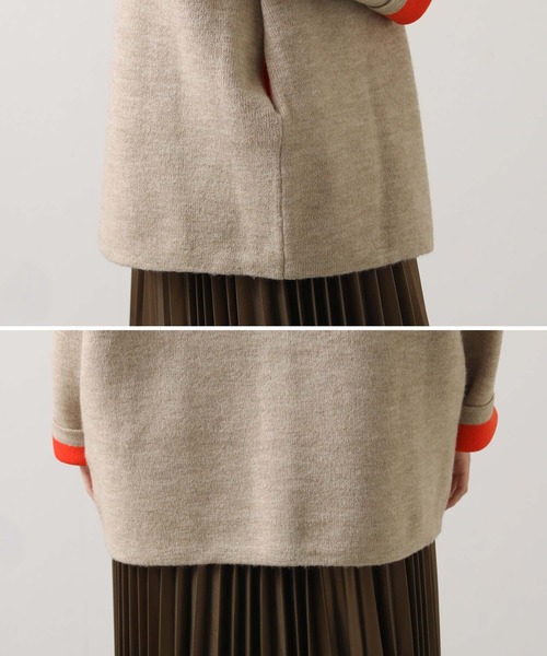 Gready Brilliant（グレディブリリアン）の「ダブルフェイスニットコート（ニット/セーター・レディース・グレー/ライトベージュ・FREE）」の22枚目の写真