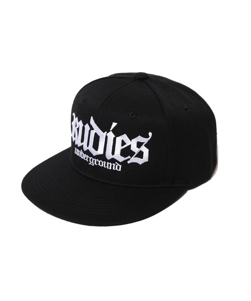 RUDIE'S(ルーディーズ)の「HOOK BASEBALL CAP(キャップ・メンズ・ブラック×ブラック/ブラック×ホワイト・FREE)」の1枚目の写真