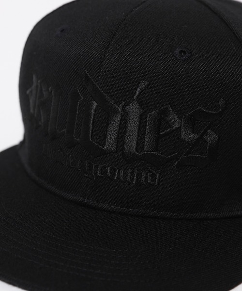 RUDIE'S(ルーディーズ)の「HOOK BASEBALL CAP(キャップ・メンズ・ブラック×ブラック/ブラック×ホワイト・FREE)」の5枚目の写真