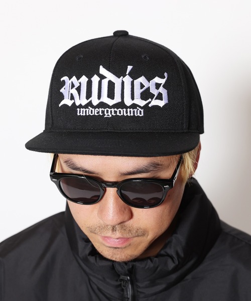 RUDIE'S(ルーディーズ)の「HOOK BASEBALL CAP(キャップ・メンズ・ブラック×ブラック/ブラック×ホワイト・FREE)」の14枚目の写真