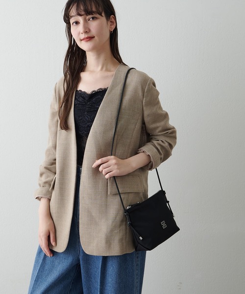 IACUCCI（イアクッチ）の「アーゴ ポーチSD NYLON/CERVO（ショルダーバッグ・レディース・ブラック・FREE）」の7枚目の写真