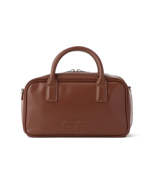 ADAM ET ROPE'（アダムエロペ）の「【サステナブル】ロゴスクエアボストンバッグ（ボストンバッグ・レディース・シルバー/ブラウン/ブラック・FREE）」の16枚目の写真