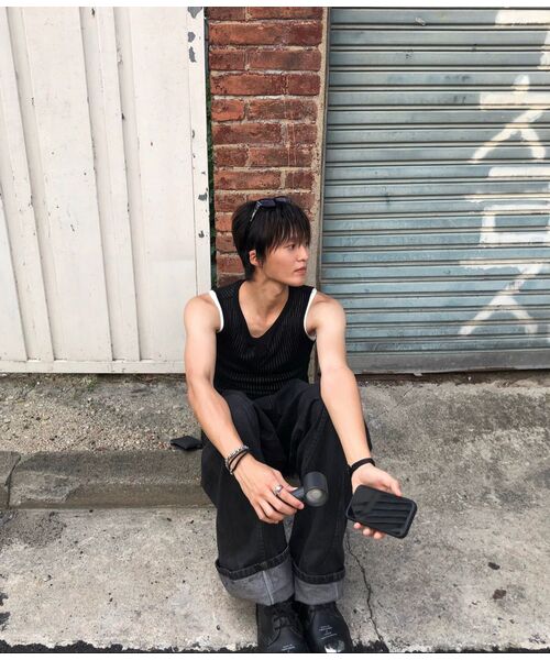 LECYTO（レシト）の「VINTAGE SLEEVELESS_[WHITE]（Tシャツ/カットソー・メンズ・ホワイト・ONE SIZE）」の18枚目の写真