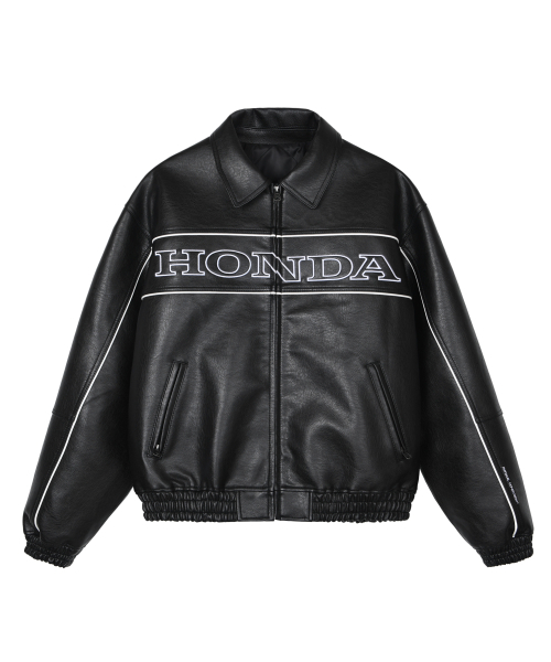 Motorcycle Piping Leather Jacket Black(ライダースジャケット Motorcycle Piping Leather Jacket Black(ライダースジャケット