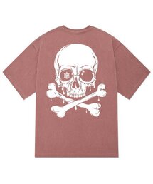 KTPP0016 スカルブラッド ピグメント 半袖Tシャツ - ピンク