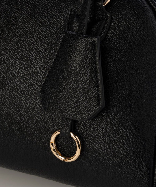 cache cache(カシュ カシュ)の「カシュカシュ cachechche / シボフェイクレザー2wayボストンバッグ(ショルダーバッグ・レディース・ブラウン/アイボリー/ブラック・FREE)」の14枚目の写真