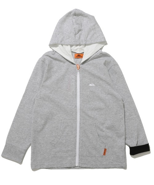 KRIFF MAYER Kid's Collection(クリフメイヤーキッズコレクション)の「【速乾・軽量】UVカットさらパーカー(パーカー・キッズ・ライム/グレー/ブルー/ブラック・120/130/140/150/160/170)」の10枚目の写真