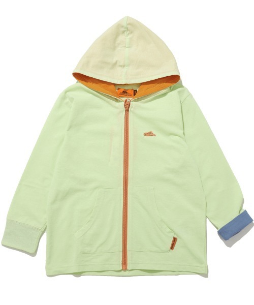 KRIFF MAYER Kid's Collection(クリフメイヤーキッズコレクション)の「【速乾・軽量】UVカットさらパーカー(パーカー・キッズ・ライム/グレー/ブルー/ブラック・120/130/140/150/160/170)」の12枚目の写真