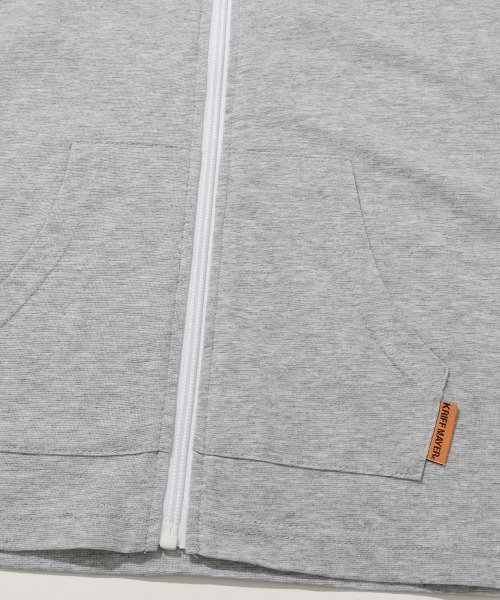 KRIFF MAYER Kid's Collection(クリフメイヤーキッズコレクション)の「【速乾・軽量】UVカットさらパーカー(パーカー・キッズ・ライム/グレー/ブルー/ブラック・120/130/140/150/160/170)」の20枚目の写真