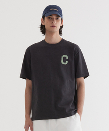 スロップクラック C ロゴ T シャツ Charcoal