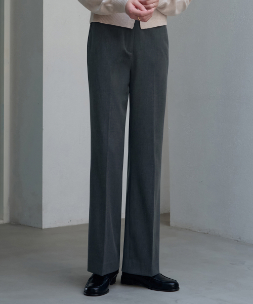DRAWFIT WOMEN（ドローフィットウーマン）の「コンフィウールストレートスラックス[ベージュ]（スラックス・レディース・その他・SMALL/MEDIUM/LARGE）」の7枚目の写真
