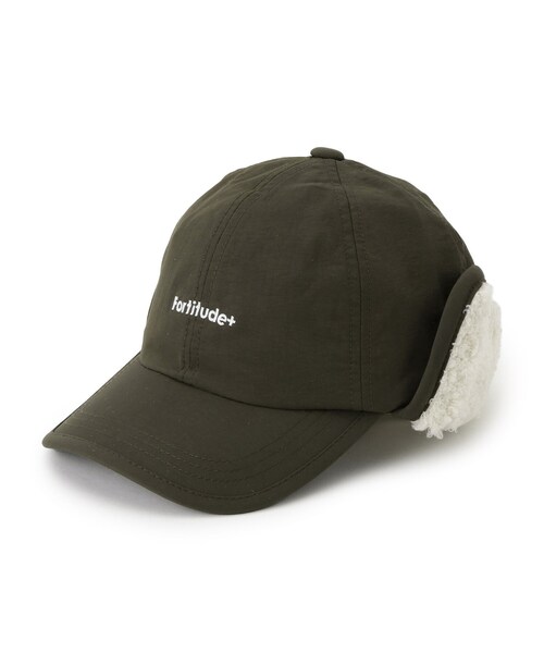 SHOO・LA・RUE（シューラルー）の「フライトキャップ（キャップ・キッズ・ブラック/モスグリーン・99）」の2枚目の写真