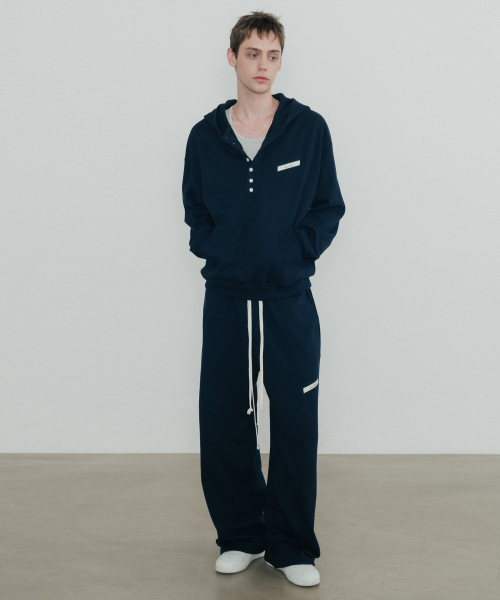 SSIN AND LEE(シンアンドリー)の「テイラーコットンスウェットフードTシャツネイビー(パーカー・メンズ・その他・MEDIUM/LARGE)」の7枚目の写真