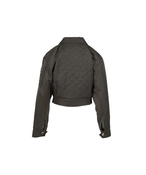 VACANT Archive(ベイカントアーカイブ)の「MATTY QUILTED BOMBER JACKET(その他アウター・レディース・ブラック/カーキ・SMALL/MEDIUM)」の7枚目の写真