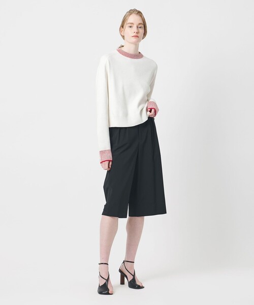 AEWEN MATOPH（イウエン マトフ）の「＜AEWEN MATOPH＞スムースバイカラーニット（ニット/セーター・レディース・オフホワイト/ピンク/ライトグレー/ダークグレー・FREE）」の8枚目の写真