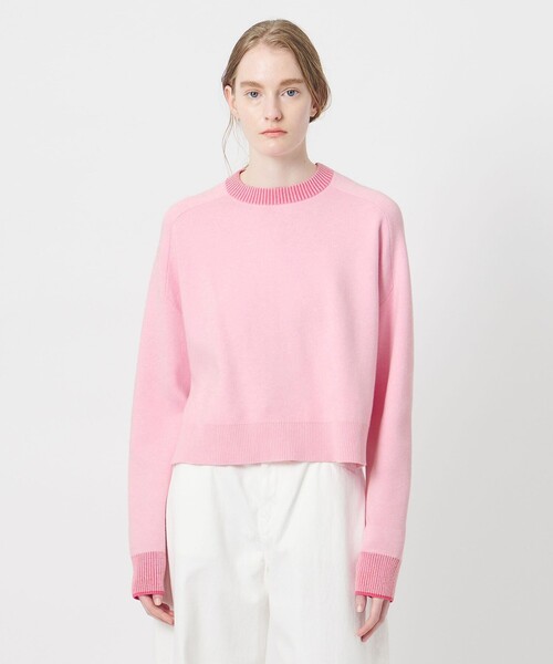 AEWEN MATOPH（イウエン マトフ）の「＜AEWEN MATOPH＞スムースバイカラーニット（ニット/セーター・レディース・オフホワイト/ピンク/ライトグレー/ダークグレー・FREE）」の15枚目の写真