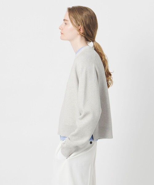 AEWEN MATOPH（イウエン マトフ）の「＜AEWEN MATOPH＞スムースバイカラーニット（ニット/セーター・レディース・オフホワイト/ピンク/ライトグレー/ダークグレー・FREE）」の22枚目の写真