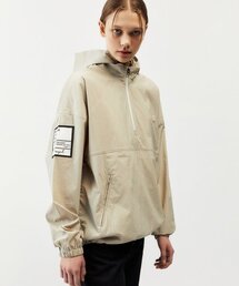 MAYOL（マイヨール）の「脱着フードアノラックジャンパー_ベージュ（ナイロンジャケット）」