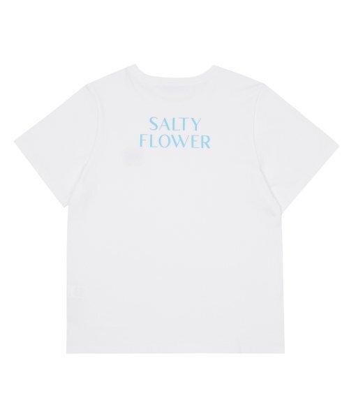 SALTY FLOWER(ソルティフラワー)の「ハヌルリボン刺繍シグネチャー半袖ホワイト(Tシャツ/カットソー・レディース・その他・FREE)」の2枚目の写真