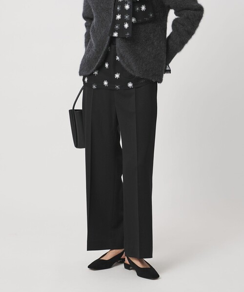 UNITED ARROWS（ユナイテッドアローズ）の「オーガンジー コンビ パンツ（スラックス・レディース・オフホワイト/ブラック・36/40/38）」の5枚目の写真