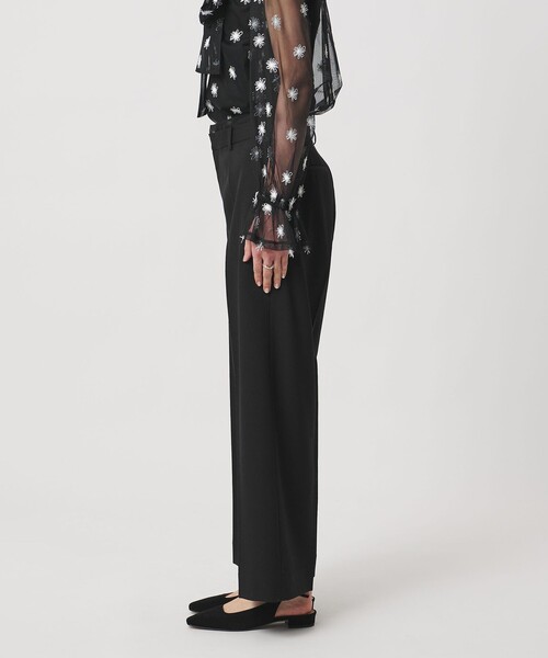 UNITED ARROWS（ユナイテッドアローズ）の「オーガンジー コンビ パンツ（スラックス・レディース・オフホワイト/ブラック・36/40/38）」の12枚目の写真