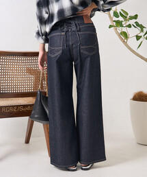 SOMETHING（サムシング）の「SOMETHING × FREAK'S STORE/サムシング 別注 LISA LACE UP WIDE DENIM/リサ レースアップ ワイド デニム（デニムパンツ）」