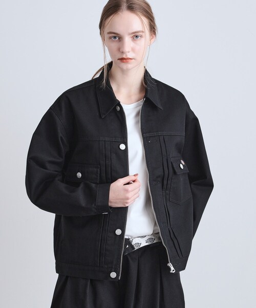 Dickies（ディッキーズ）の「【別注】Dickiesワークジャケット（ブルゾン・メンズ・ブラック/ベージュ・03/02）」の13枚目の写真