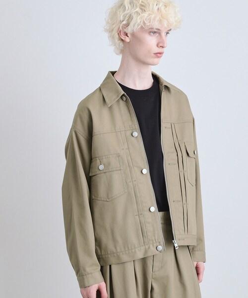 Dickies（ディッキーズ）の「【別注】Dickiesワークジャケット（ブルゾン・メンズ・ブラック/ベージュ・03/02）」の17枚目の写真