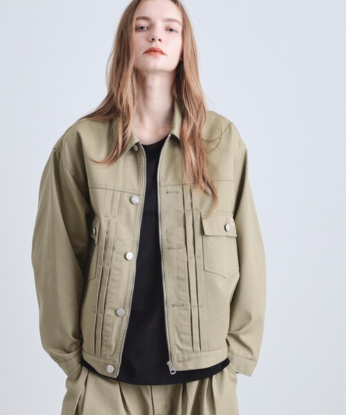 Dickies（ディッキーズ）の「【別注】Dickiesワークジャケット（ブルゾン・メンズ・ブラック/ベージュ・03/02）」の20枚目の写真