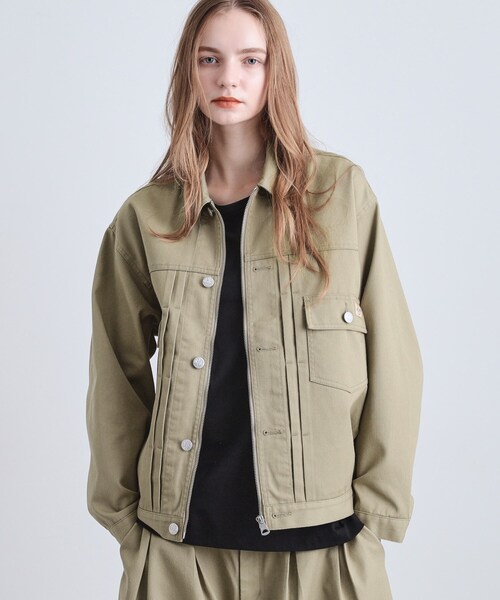 Dickies（ディッキーズ）の「【別注】Dickiesワークジャケット（ブルゾン・メンズ・ブラック/ベージュ・03/02）」の21枚目の写真