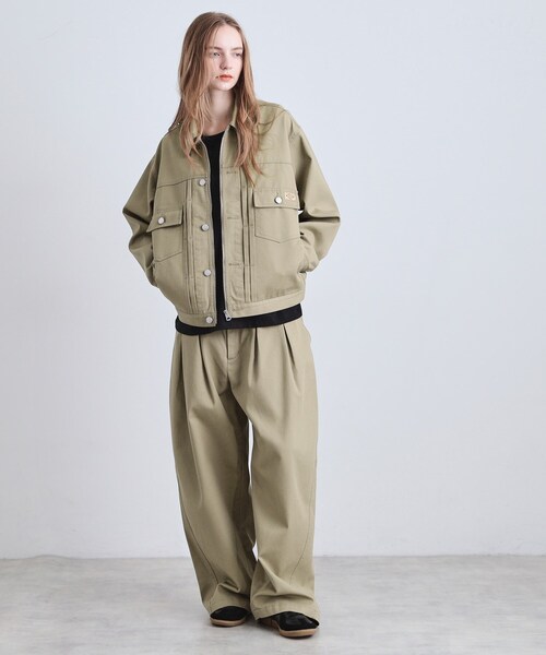 Dickies（ディッキーズ）の「【別注】Dickiesワークジャケット（ブルゾン・メンズ・ブラック/ベージュ・03/02）」の22枚目の写真