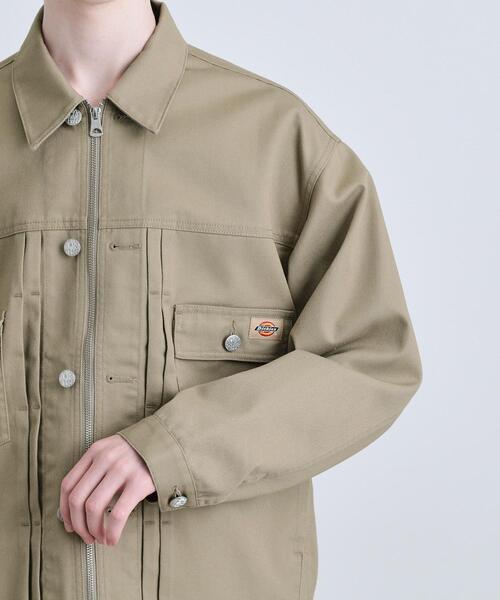 Dickies（ディッキーズ）の「【別注】Dickiesワークジャケット（ブルゾン・メンズ・ブラック/ベージュ・03/02）」の3枚目の写真