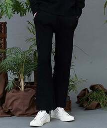 replaycontainer（リプレイコンテナ）の「RC lambs wool knit slacks (black)（スラックス）」