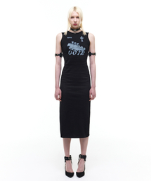 Op. 07 G-0012 MAXI DRESS BLACK