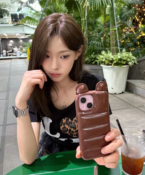 KATRINA K（カトリーナケイ）の「ラブピンクレオパードスリムフィット半袖Tシャツ-2カラー（Tシャツ/カットソー・レディース・ホワイト/ブラック・FREE）」の3枚目の写真