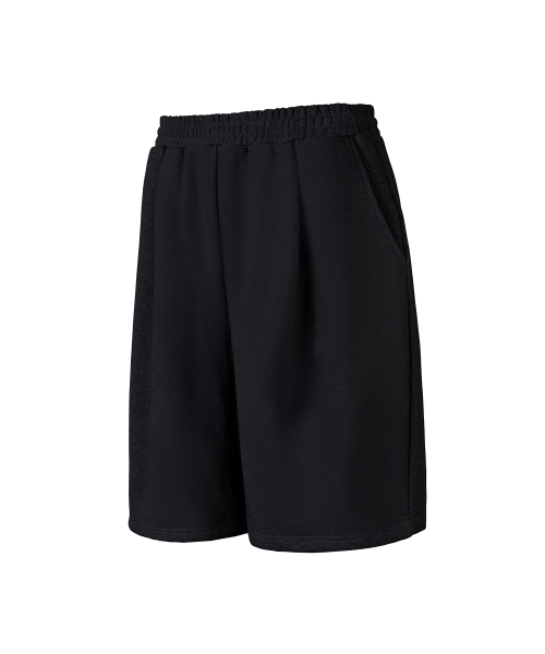 BLACK MONSTER FIT(ブラックモンスターフィット)の「ワンタックワイドバミューダパンツ (2色) / BM240921(スウェットパンツ・メンズ・ブラック/グレー・MEDIUM/LARGE/X-LARGE/2XL)」の9枚目の写真