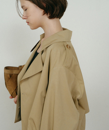 MAKE A TOAST（メイクアトースト）の「Casual Trench Double Jacket Beige MBEFJK008BE（その他アウター）」