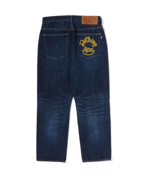 A BATHING APE(アベイシングエイプ)の「13 OZ DENIM PANTS(デニムパンツ・メンズ・インディゴブルー・X-LARGE/LARGE/SMALL/MEDIUM/XX-LARGE)」の2枚目の写真